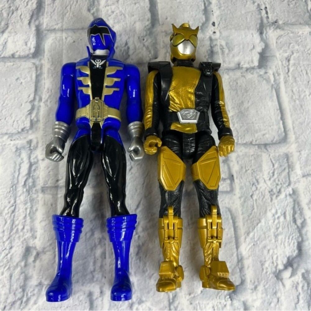 Power Ranger Beast Morphers and Super Megaforce Blue Ranger